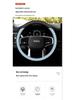 Beijing BJ60 Thunder Steering Wheel Cover: Ultra-thin, Anti-slip, Sweat-proof, All-Season Universal Fit.