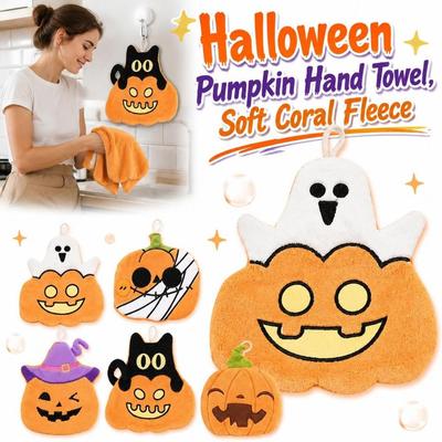 Hangable Cartoon Cleaning Towels Absorbent Kitchen Towels  Halloween Decor