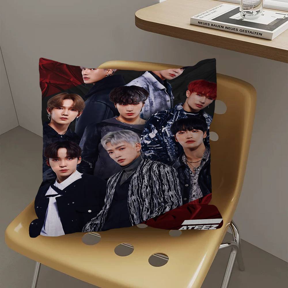 Boy Group A-ATE-EZ Pillow Gifts Home Office Furnishings Bedroom Sofa Car Cushion Cover Case 45x45cm