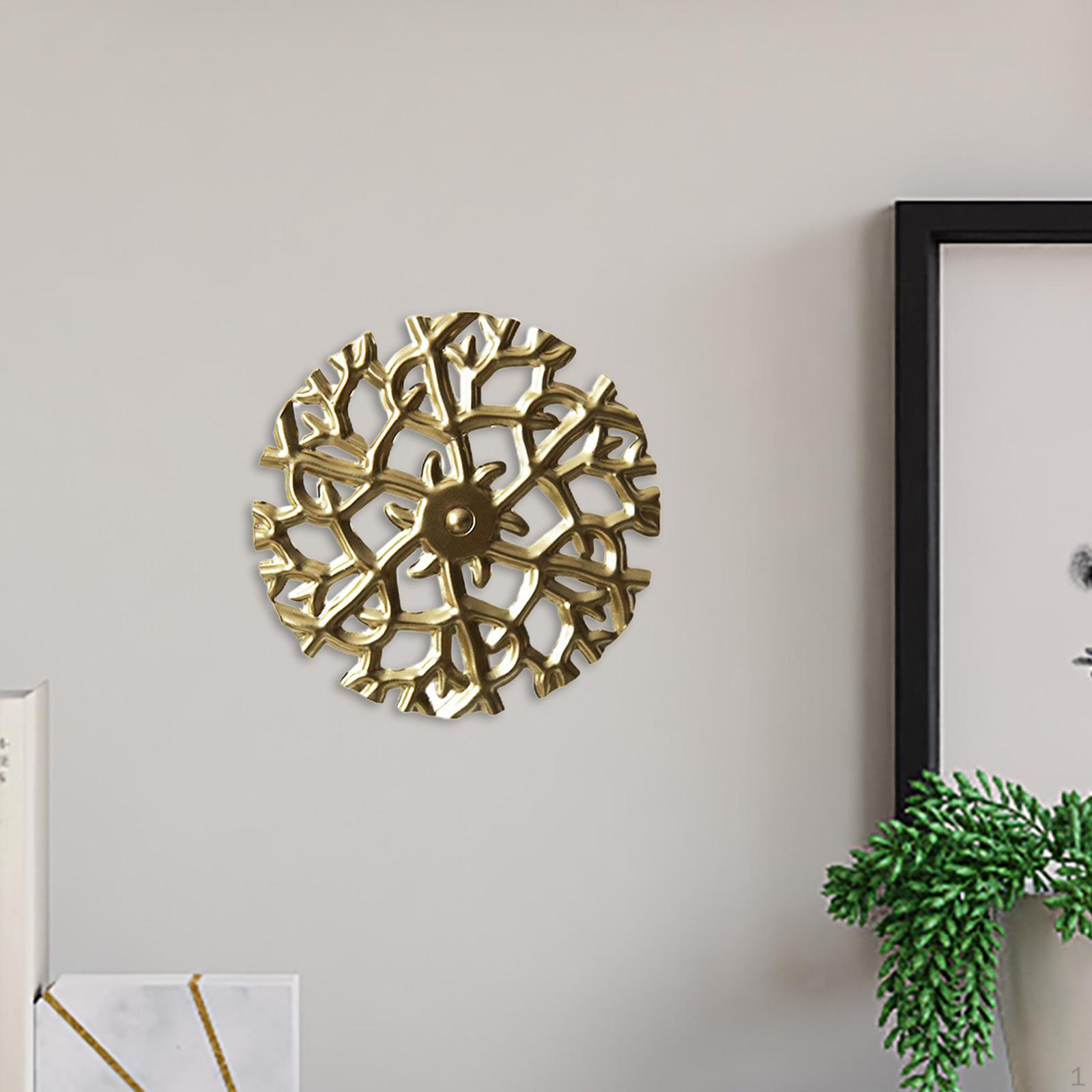 Современная металлическая настенная скульптура для стильного домашнего декора 15CM