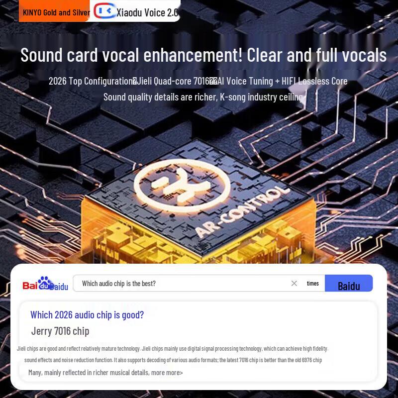 Kinyo Wireless KTV Microphone & Bluetooth Speaker System CN Plug (adapter Included)