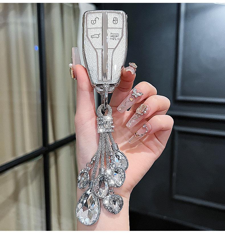 Custom Key Case for Hongqi Models: HS5, H5, H9, EQM5, H6, HS7 - Premium Design for Men and Women
