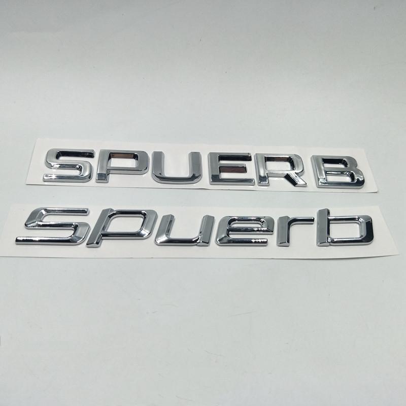 

Superb 2 Letters Car Emblem Badge Rear Stickers for S1koda Superb