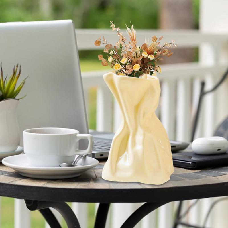 Creative Ceramic Modern Vase living room flower arrangement dried flowers fresh flowers Centerpiece Decorations Home Shelf Decor