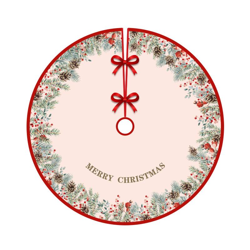 Christmas Tree Dress Ornaments Holiday Decorations Printed Ornaments Christmas Atmosphere New Year Decorations Multiple Styles