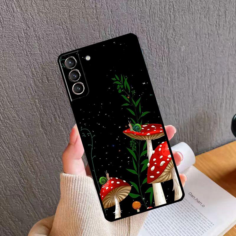 Mushroom Moon Shroom Farmer Phone Case For Samsung Galaxy S24 S26 Ultra S20 S21 S22 S23 S25 Plus S10 S24 S25 FE Cover