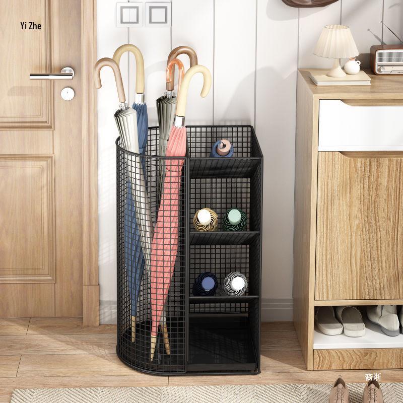 Komercyjny i domowy stojak na parasole: Rozwiązanie do przechowywania i odprowadzania wody w przedpokoju