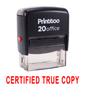 Printtoo Custom Stamp CERTIFIED TRUE COPY Self Inking Rubber Stamp Office