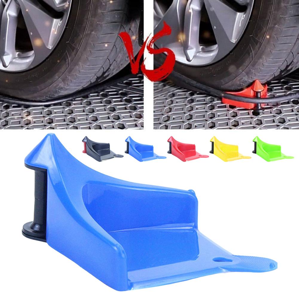 Auto Schlauch Gleit Reifen Keil Waschwerkzeug Universal Auto Kanal Verstopfungsbeseitigung Klemmschutz Kabelaufwickler Autowaschen Rad Schlauchführungswerkzeuge
