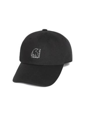 NORDISK [Signature] Polar Bear Logo Cotton Ball Cap_Black