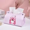 Cute Cartoon Strawberry Bear Tissue Box