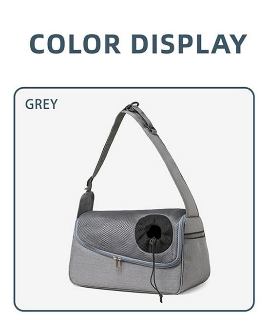 Ultralight Breathable Mesh Pet Crossbody Bag for Puppies and Kittens - Convenient and Comfortable Outing Bag.