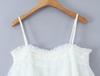 Women's Polka Dot Mesh Camisole with Bow Tie - Summer 2025 European & American Fashion
