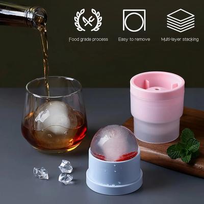 Large Ice Ball Ice Maker Ice Compartment Model Multi-Purpose Whiskey Frozen Round Ice Ball Mould Shape Ice Cube Maker Artifacts