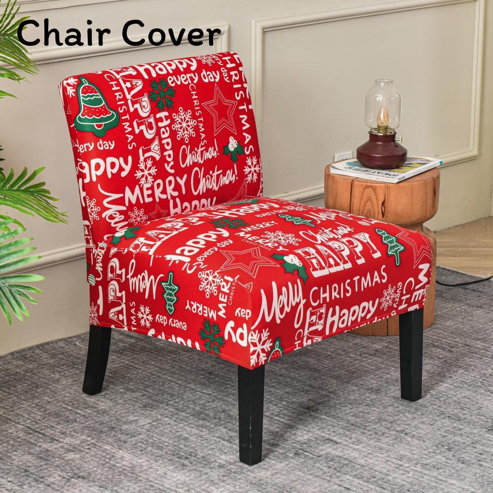Fat Head Chair Cover No Armrest Fabric Protector With Non Slip And Dustproof For Home Dining Decor