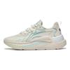 Li Ning Qing You Fabric Synthetic Leather Non-Slip Wear-Resistant Low-Top Sports Casual Shoes Women sneaker Light-Blue AGLT058-1
