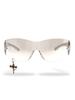 Pearl decorative cat eye sunglasses UV anti-ultraviolet trendy sunglasses for men and women