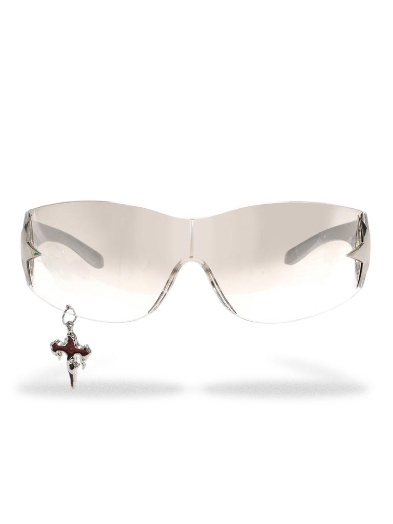 Pearl decorative cat eye sunglasses UV anti-ultraviolet trendy sunglasses for men and women