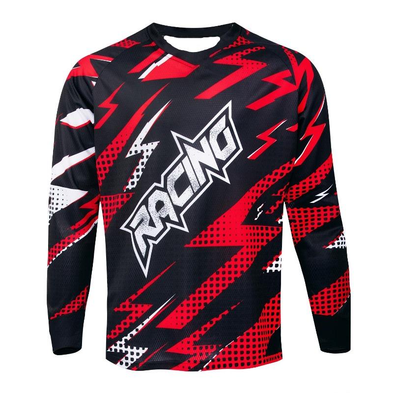 Men's Long Sleeved T-shirt, Motorcycle Sportswear, Bicycle, Endurance Motorcycle, 3D Printing, Quick Drying Sport