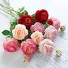 Artificial Silk Peonies Bouquet 4/8Pcs Non-Fade Fake Flowers for Wedding Outdoor Yard Home Party Decoration