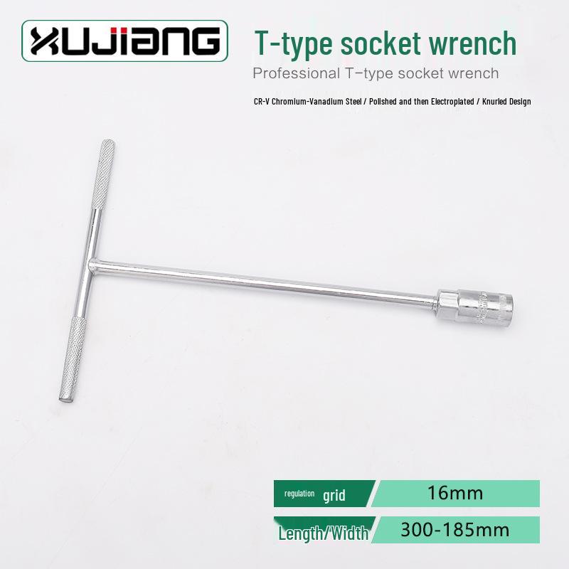 Extended T-handle Hex Socket Wrench (6-19mm)