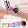 CF37 Women Smart Watch Menstrual Cycle Reminder Health Monitoring Bluetooth-compatible Call Smart Bracelet, Steel Strap