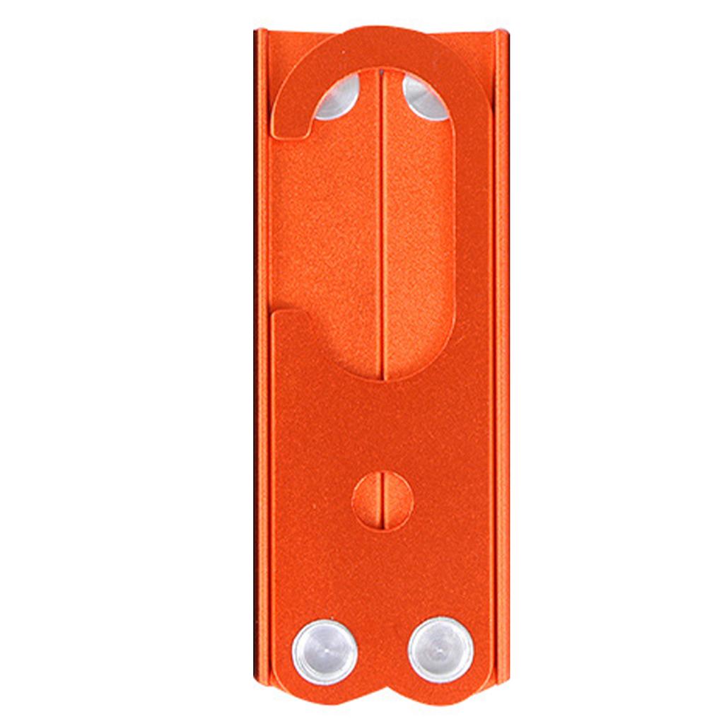 Travel Hanger Foldable Design Aluminium Alloy High Strength Light Weight Folding Clothes Hanger for Home Tirp Orange