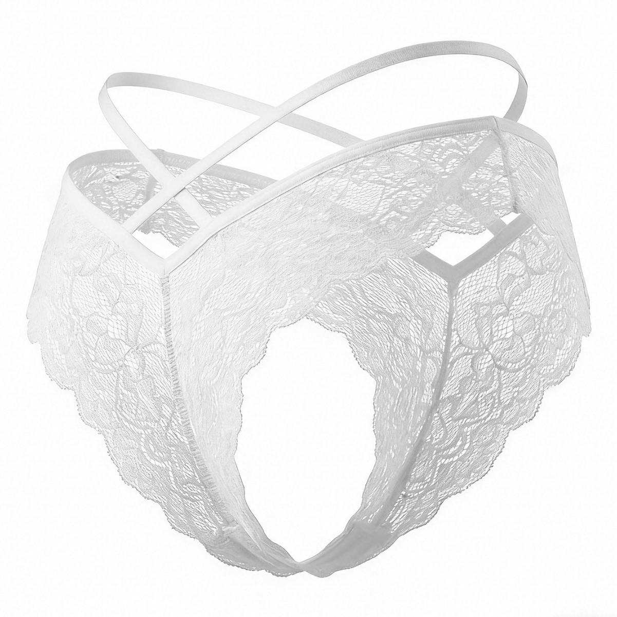 Ladies Summer Sexy Lace Comfortable Breathable Triangle Panties S