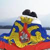 Coat Of Arms Of Russia Russian Flag Blankets Soft Warm Flannel Throw Blanket Bedding for Bed Living Room Picnic Travel Home Sofa
