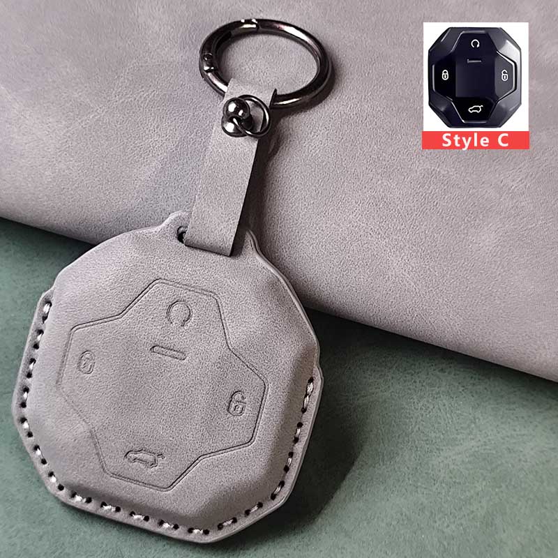 Car Key Case Bag Remote Control Protection Cover For Chery Jetour T2 Traveler Fob 4 Buttons Buckle Durable Accessories