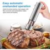 2pcs Electric Salt and Pepper Grinder Set, Automatic One Handed, Stainless Steel Grinders with Lights and Adjustable Coarseness