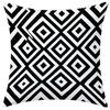 1PC Boho Geometric Black White Throw Pillow Covers Modern Minimalist Cushion Cases for Sofa Bedroom Living Room Decor