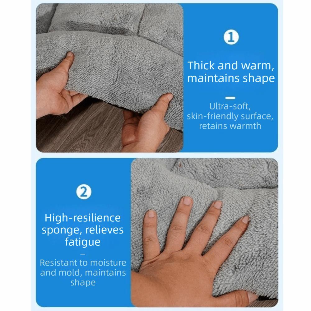 Warm Pet Plush Pad Surrounding Style Cat Cage Mattress Pet Floor Pad Dog Bed Mat  Pet Rest