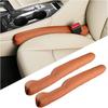 2PCS Leather Car Seat Gap Filler, Vehicle Crevice Plug Fill The Gap Between Seat & Console Stop Things From Dropping, Automotive Drop Blocker Catcher