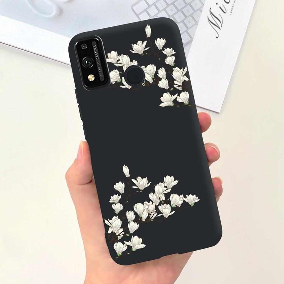 Soft Silicone Cases For Huawei Honor 9X lite Case JSN-L21 JSN-L22 JSN-L23 Coque Fundas Luxury Design Pattern Soft Silicone Etui