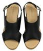 sandals for easy to walk wedge back LL [Arch Contact] (Partir d`abord) Japanese-made women, in, sole, strap, black,