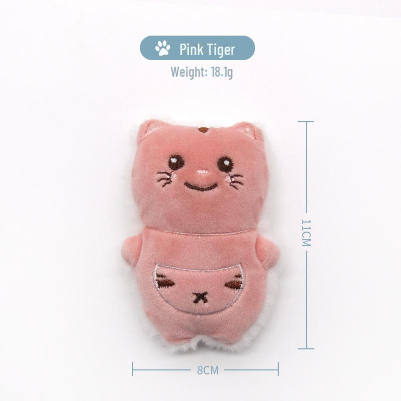 Plyšová hračka pro kočky s šantou kočičí: Samoobslužný, Odolný proti kousání a Odolný proti poškrábání.