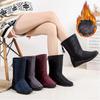 Wimter Mid-Calf Botas Femininas De Inverno Warm Large Size Tassel Wedge Waterproof Casual Women'S Snow Boots P269