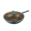 Yoshida Takumi Titanium Non-Stick Flat-Bottom Wok Set