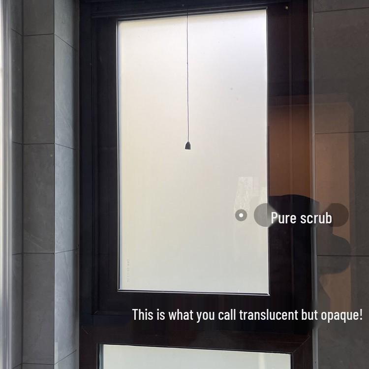 

Матовая пленка для конфиденциальности: Защита от посторонних взглядов для окон ванной комнаты и офиса Width 30 cm / Price per meter