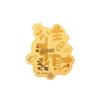 Gold Leaf Lucky Cat Phone Sticker - 999 Gold Foil Wealth Charm