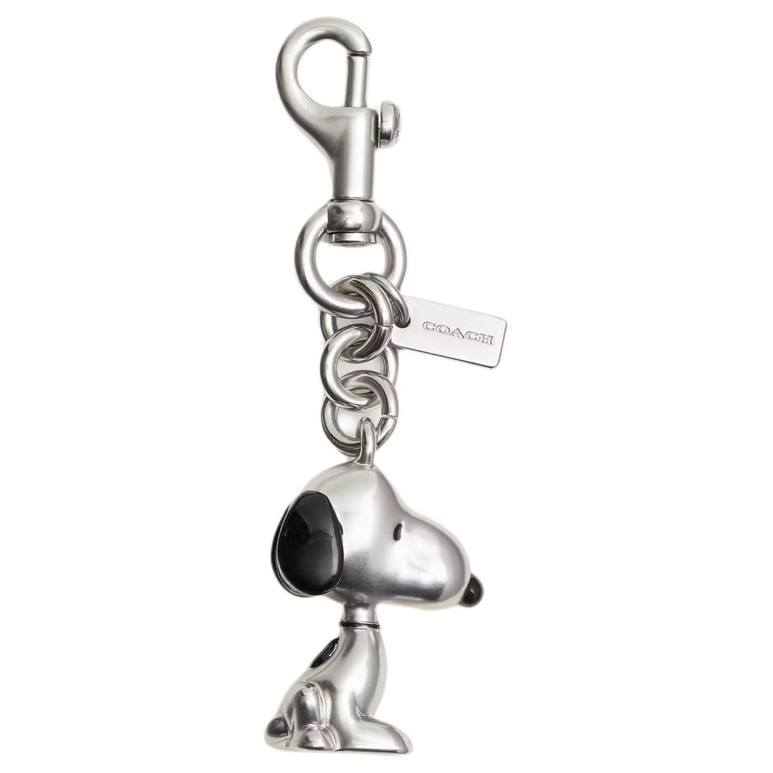 

Новый металлический брелок-шарм COACH PEANUTS Snoopy, Коллаборация, Шарм для сумки, Мерч для сумки, Женский, Серебристый CBH28-LHSLV 5.1*8.9*30.5CM