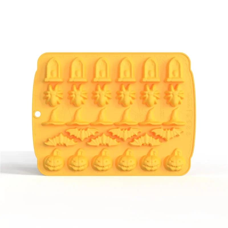 Christmas Silicone Chocolate Mold Gingerbread Man Xmas Tree Snowman Gloves Gummy Candly Mould Kitchen Party DIY Baking Tool