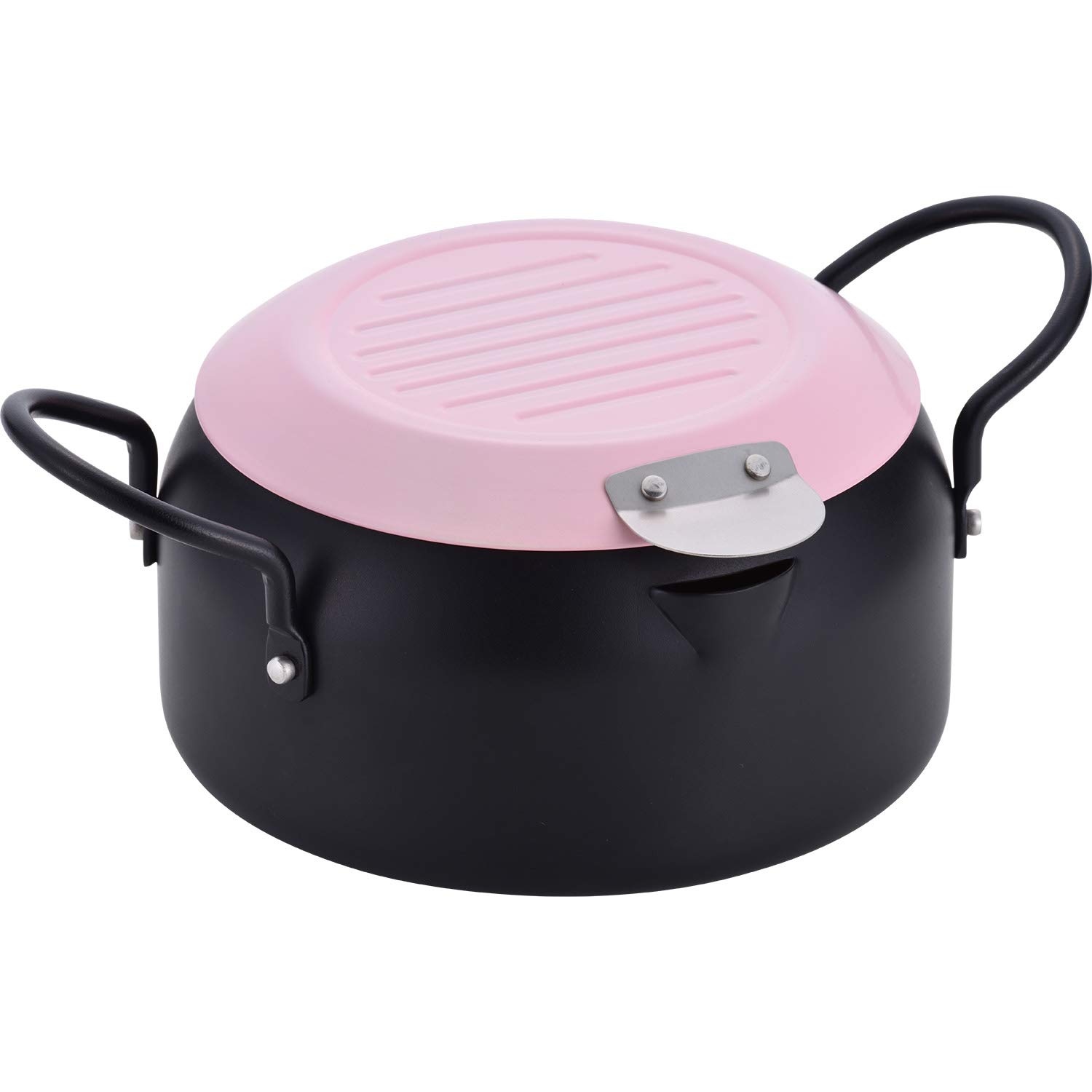 

Wahei Freiz Tempura Pot Mini Fryer 16cm with Lid and Strainer, Sasa