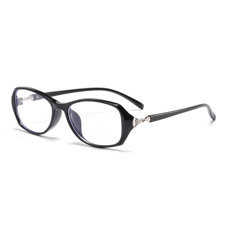 Simple Square Plastic Eyeglass Frame Fashion Trendy Reading Glasses Anti Blue Light Eyewear for Men and Women