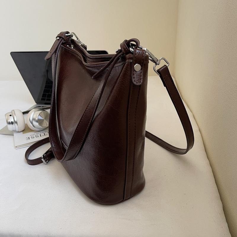 Velká Tote Taška Dámská Retro Dojíždějící Podpažní Taška Ramenní Crossbody Taška