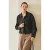 Huit Fake Leather Shirt Jacket Htwsu5k02t