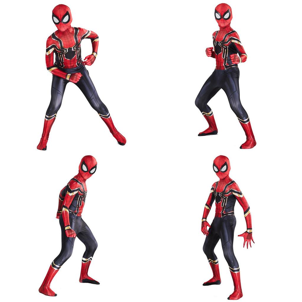 Iron Spiderman Suit Superhero Costume Cosplay Jumpsuit With Exquisite Workmanship