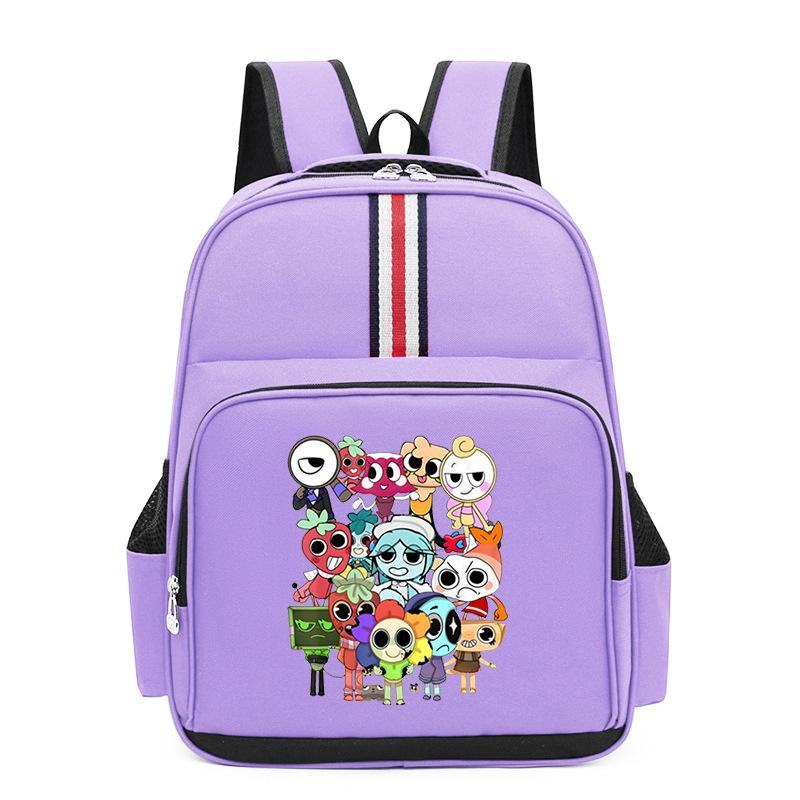 Cartoon Peripheral Trend Children'S Backpack Primary And Secondary School Students Large-Capacity Schoolbag