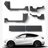 4/5Pcs for Tesla New ModelY Juniper 2025 TPE Front Rear Door Sill Protector Threshold Strip Anti-kick Guard Panel Waterproof Pad